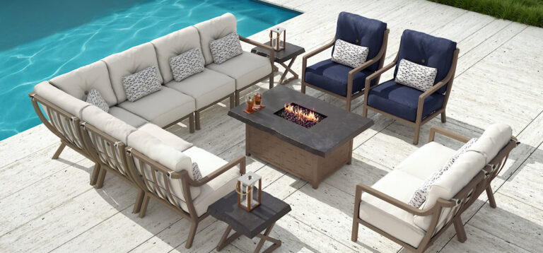Patio sofa for outdoor seating